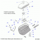 CHALLENGER STANDARD (N21LCBRR) Body, saddlebag asm. - n21lcbrr all options (201208c)