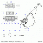 SPRINGFIELD DARK HORSE (N21TJDBB/TJDDB) Electrical, wire harness - n21tjdbb (201117c)