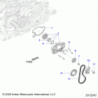 CHALLENGER STANDARD (N21LCBRR) Engine, water pump asm. - n21lcbrr all options (201224c)