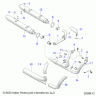 CHIEFTAIN ELITE (N21TCEBB) Engine, exhaust - n21tcebb all options (200991c)