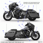CHIEFTAIN DARK HORSE (N21TCDBB) Body, emblems  /  decals - n21tcdbb all options (900172)