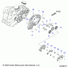 SPRINGFIELD DARK HORSE INTL (N21TJDBBE) Engine, cam shafts and gears - n21tjdbbe all options (20...