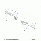 SCOUT SIXTY ALL OPTIONS (N21MSA11/MSB11) Chassis, footpegs - n21msa11  /  msb11 all options (2009...