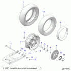 CHIEF VINTAGE PREMIUM 116 (N21TVABB) Wheel, rear - n21tvabb all options (201159c)