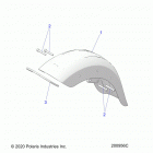 SCOUT 1200 ALL OPTIONS (N21MSA00/MSB00) Body, fender, front - n21msa00  /  msb00 all options (20...