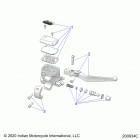 SPRINGFIELD DARK HORSE (N21TJDBB/TJDDB) Brakes, front, lever and master cylinder - n21tjdbb  /  ...