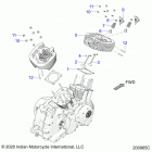 CHIEF VINTAGE PREMIUM 116 (N21TVABB) Engine, cylinder head asm. - n21tvabb all options (20096...