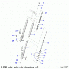 CHALLENGER STANDARD (N21LCBRR) Suspension, front forks - n21lcbrr all options (201226c)