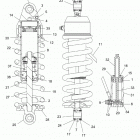 CHALLENGER DARK HORSE (N21LCDRR) Suspension, shock absorber - n21lcdrr all options (20072...