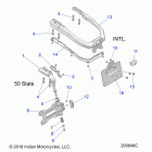 SCOUT BOBBER SIXTY ALL OPTIONS (N20MTA11/MTB11) Chassis, license plate holder - n20mta11  /  mtb11 all o...