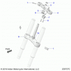 CHALLENGER DARK HORSE (N20LCDRR) Steering, upper and lower clamps - n20lcdrr all options ...