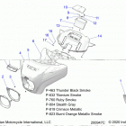 CHIEFTAIN DARK HORSE (N21TCDBB) Body, fairing asm 1 - n21tcdbb all options (200947c)