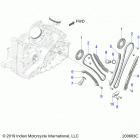 CHALLENGER BASE/LIMITED (N20LCARR/N20LCBRR) Engine, cam chain and  sprockets - n20lcarr  /  n20lcbrr...