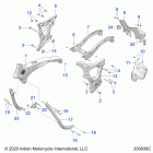 CHIEFTAIN STANDARD THUNDER BLACK (N20TCBAA) Chassis, frame asm. - n20tcbaa all options (200939c)