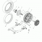 SCOUT BOBBER/BOBBER TWENTY ALL OPTIONS (N21MTA00/MTB00/MTG00/MTH00) Wheel, rear, white wall - n21mtg00  /  mth00  all option...