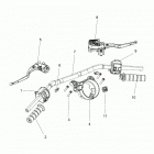 SCOUT BOBBER SIXTY ALL OPTIONS (N20MTA11/MTB11) Steering, handlebar assembly - n20mta11  /  mtb11 all op...