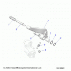 SCOUT BOBBER/BOBBER TWENTY ALL OPTIONS (N21MTA00/MTB00/MTG00/MTH00) Brakes, brake pedal - n21mta00  /  mtb00  /  mtg00  /  m...
