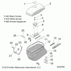 SPRINGFIELD DARK HORSE (N21TJDBB/TJDDB) Body, saddlebag asm. - n21tjdbb  /  n21tjddb (200578c)