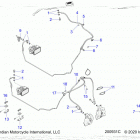 CHIEF VINTAGE DARK HORSE 111 (N21TVDAA/TVDCA) Brakes, brake line, front, abs - n21tvdaa  /  n21tvdca a...