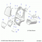 CHALLENGER DARK HORSE (N21LCDRR) Body, fairing asm 3 - n21lcdrr all options (201202c)