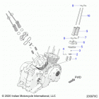 SPRINGFIELD DARK HORSE (N21TJDBB/TJDDB) Engine, pushrod asm. - n21tjdbb  /  n21tjddb (200970c)