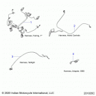 CHIEFTAIN STANDARD 116 (N21TCBBB) Electrical, wire harness 2 - n21tcbbb all options (20103...