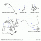 CHALLENGER STANDARD (N21LCBRR) Electrical, wire harness 2 - n21lcbrr all options (20121...