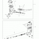 SPRINGFIELD DARK HORSE INTL (N21TJDBBE) Brakes, master cyl., front and rear - n20lcarr  /  n20lc...