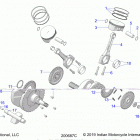 CHALLENGER STANDARD (N21LCBRR) Engine, piston and crankshaft - n21lcbrr all options (20...