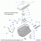 CHIEFTAIN PREMIUM (N21TCABB) Body, saddlebag asm. - n21tcabb all options (201002c)