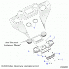 CHIEFTAIN STANDARD THUNDER BLACK (N20TCBAA) Body, fairing asm 3 - n20tcbaa all options (200926c)
