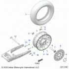 CHALLENGER LIMITED (N21LCARR) Wheel, rear - n21lcarr all options (201318c)