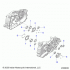 CHIEFTAIN ELITE (N21TCEBB) Engine, crankcase bearings - n21tcebb all options (20096...