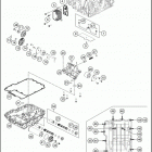 2020 790 DUKE ENGINE Масляная система