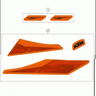 2020 450 EXC-F CHASSIS Наклейки