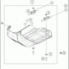 2020 690 ENDURO R CHASSIS Зажита двигателя