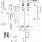 2020 690 ENDURO R CHASSIS Передняя вилка