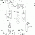 2020 790 ADV R CHASSIS Амортизатор в разборе