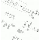 2020 85 SX ENGINE Механизм переключения