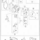 2020 450 EXC-F ENGINE Корпус Дросселя