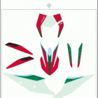 2020 300 XC-W TPI SIX DAYS CHASSIS Наклейки