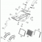 2020 790 ADV R CHASSIS Воздушный фильтр