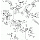 2020 390 DUKE WHITE CHASSIS Рама