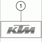 2020 1290 SUPER ADVENTURE S SILVER CHASSIS Наклейки