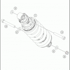 2020 390 ADV WHITE CHASSIS Амортизатор