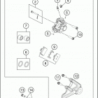2020 85 SX 17_14 CHASSIS Задний суппорт
