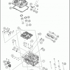 2020 790 DUKE ENGINE Головка цилиндров