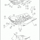 2020 390 ADV WHITE CHASSIS Крышки