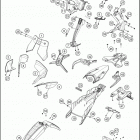 2020 790 ADV R CHASSIS Обтекатель , крылья