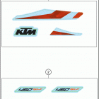 2020 450 SX-F CHASSIS Наклейки